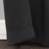 Sun Zero Norwich Black Blackout Curtains 80 in. W X 84 in. L AC-NORWICH84BLK